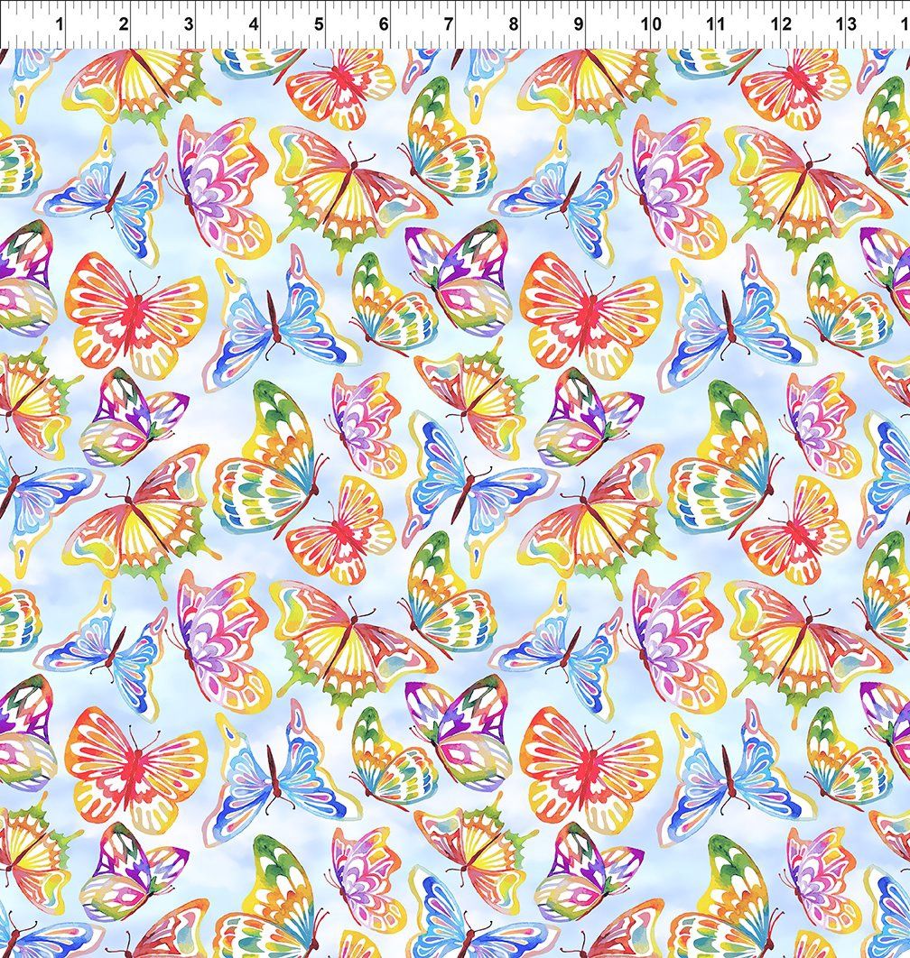 Summer Breeze in Multi Butterflies by Jason Yenter for In the Beginning