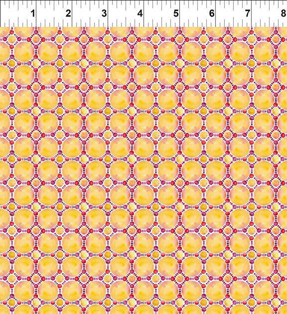 Summer Breeze in Yellow Circles by Jason Yenter for In the Beginning