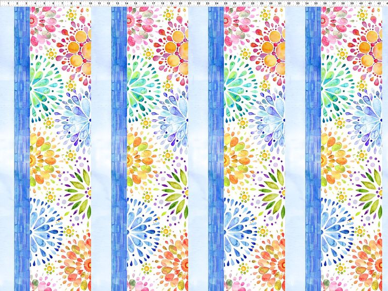 Summer Breeze in Multi Flowers by Jason Yenter for In the Beginning