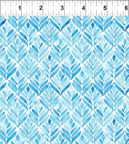 Summer Breeze in Blue Leaves by Jason Yenter for In the Beginning