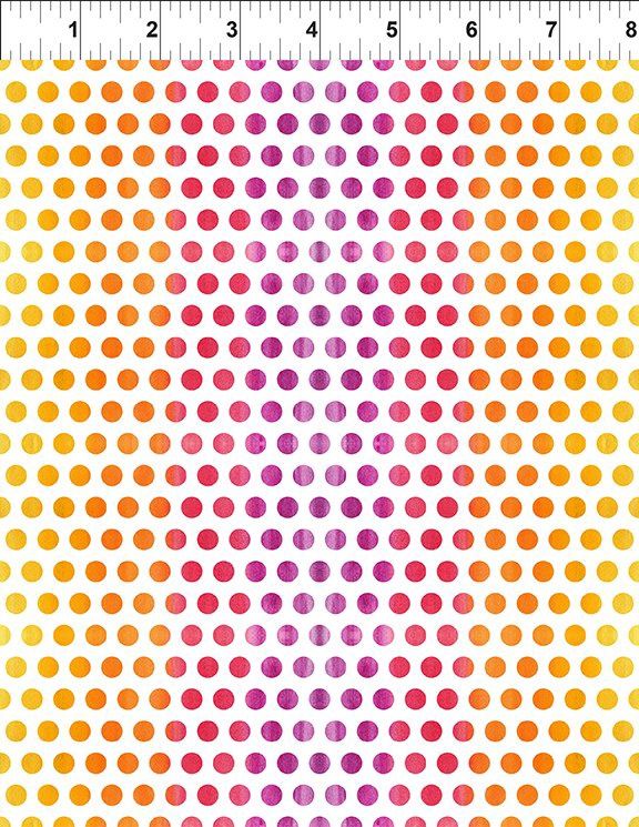 Summer Breeze in Orange Dots by Jason Yenter for In the Beginning