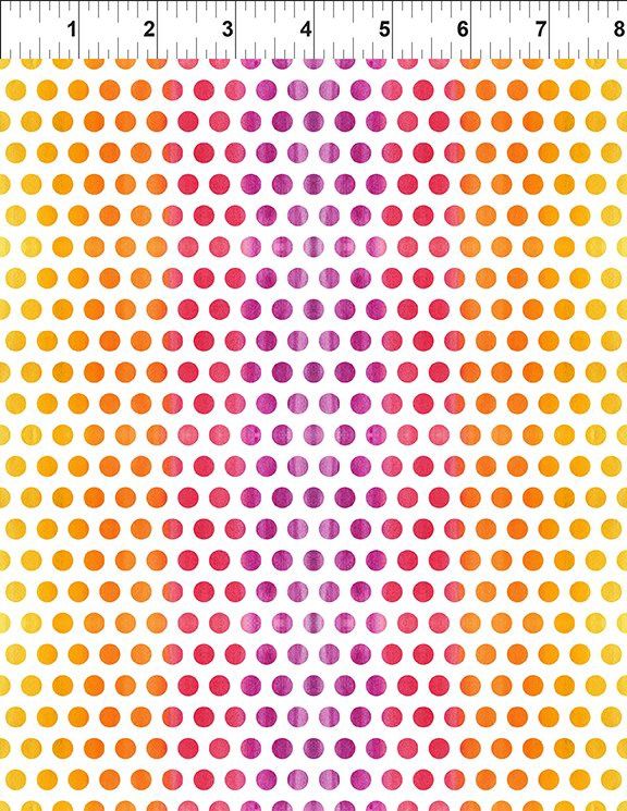 Summer Breeze in Orange Dots by Jason Yenter for In the Beginning