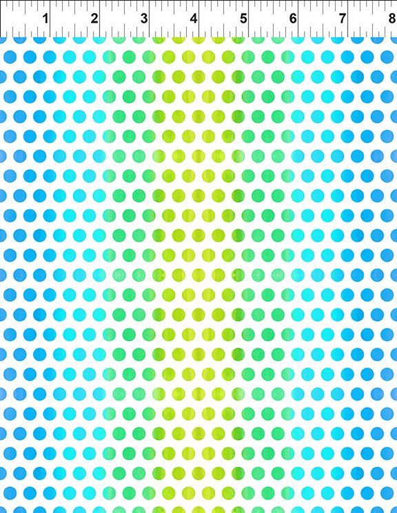 Summer Breeze in Blue Dots by Jason Yenter for In the Beginning