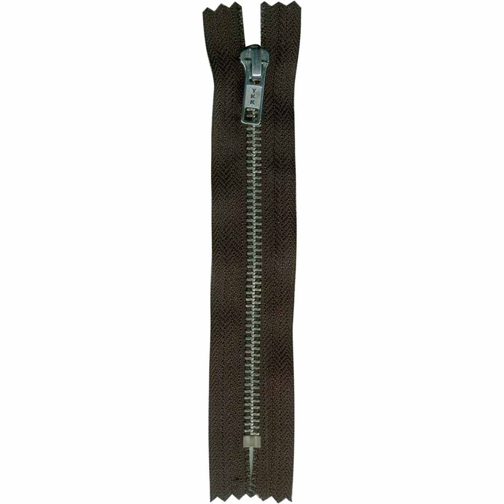 COSTUMAKERS Denim Closed End Zipper 20cm (8″) - Black with Silver Teeth
