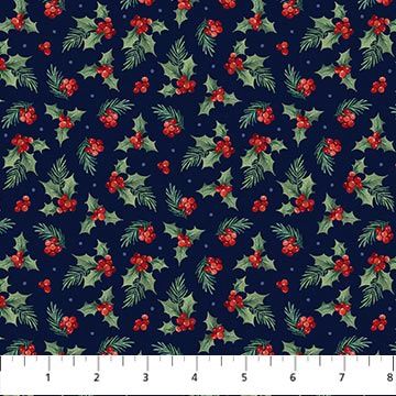 Farmstead Friends - Navy Multi 26898-49 - Quilting Fabric