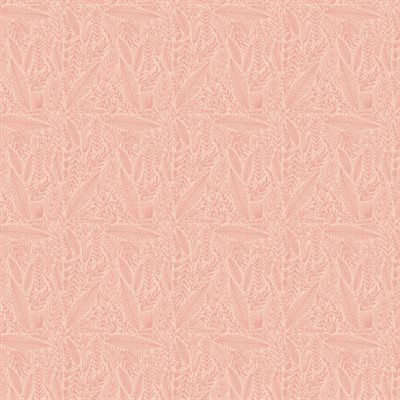 Cottage Charm by McKenzie Elston for Poppie Cotton - Delicate Foliage Peach 724756