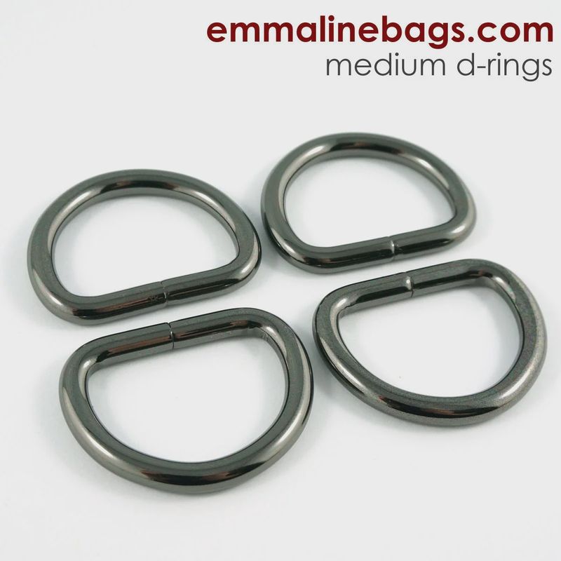Emmaline 1” D-Rings - 4 Pack