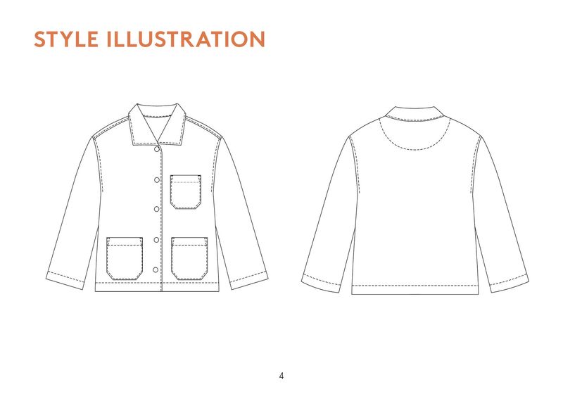 Wardrobe by Me - Unisex Painter Jacket - Paper Pattern