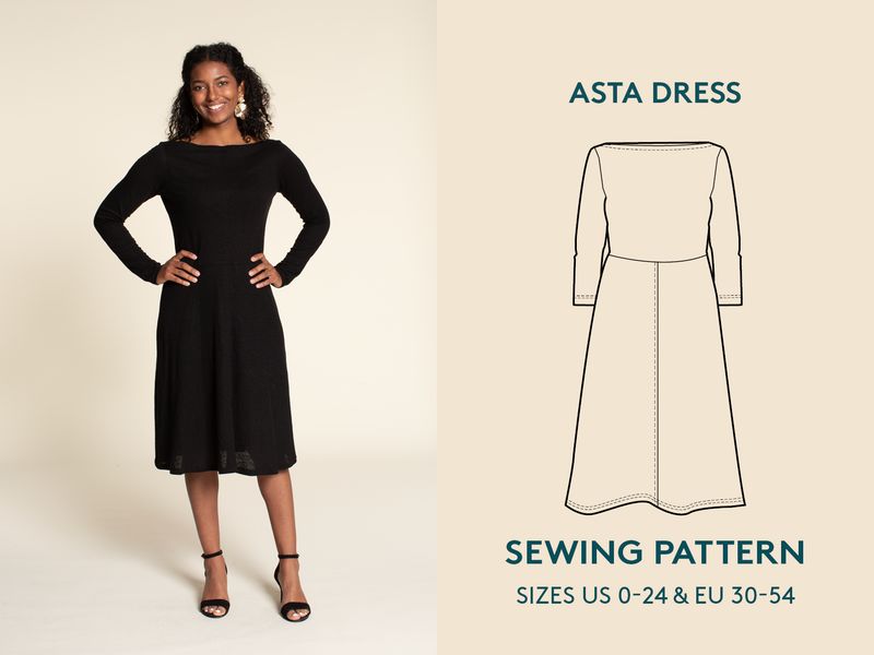 Wardrobe by Me - Asta Dress - Paper Pattern