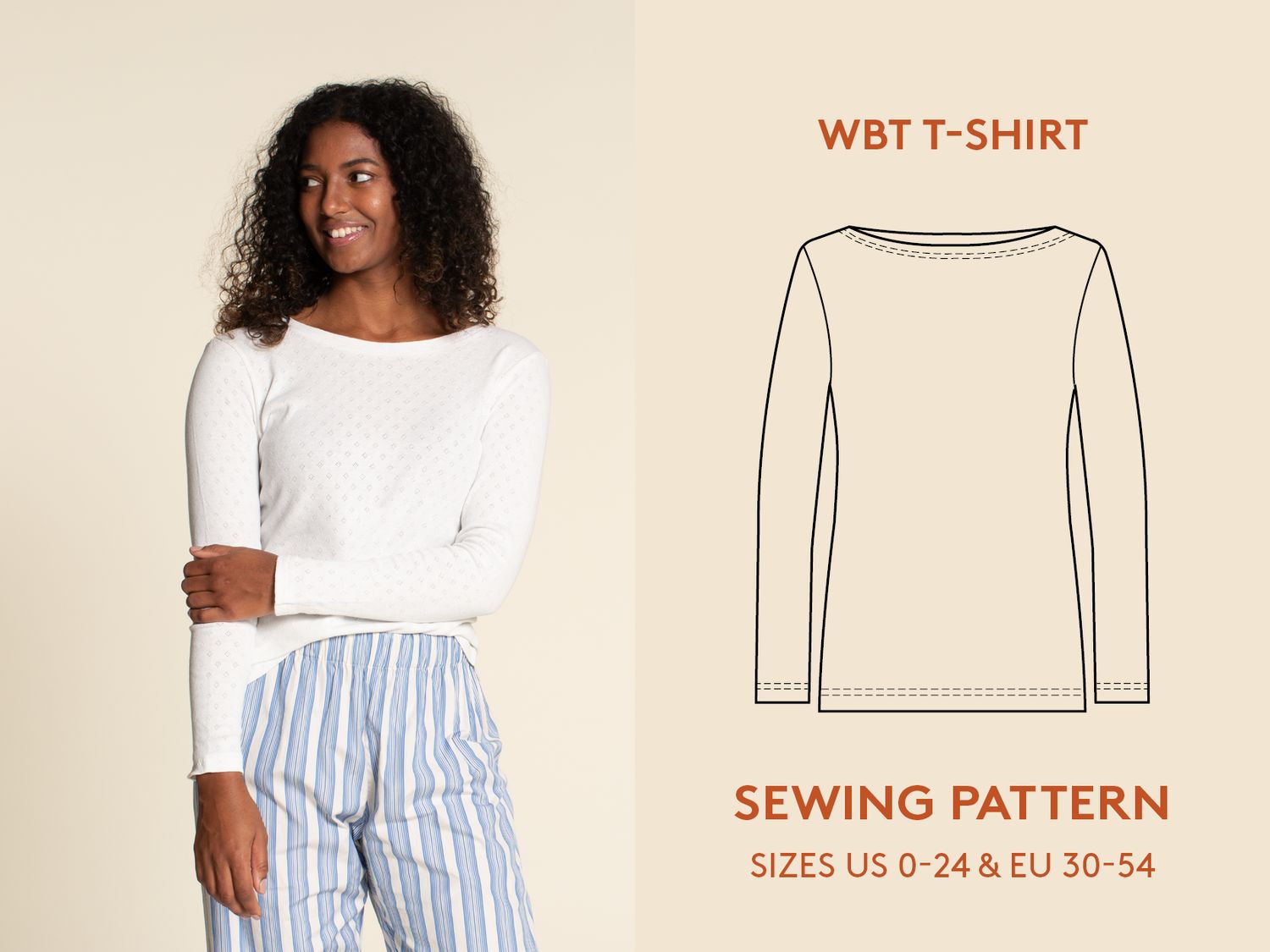 Wardrobe by Me - Wardrobe Builder T-Shirt (WBT) - Paper Pattern