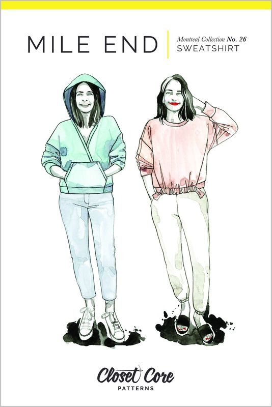 Closet Core - Mile End Sweatshirt - Paper Pattern