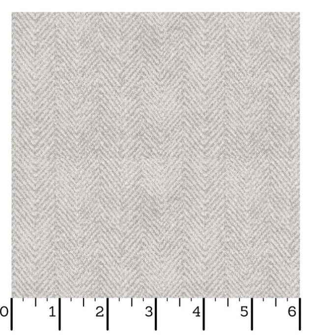 Flannel Woolies in Light Grey Herringbone by Bonnie Sullivan for Maywood Studio MASF1841-K2