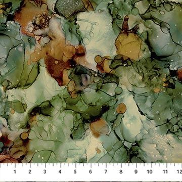 Fluidity in Camo by Deborah Edwards and Melanie Samra for Northcott