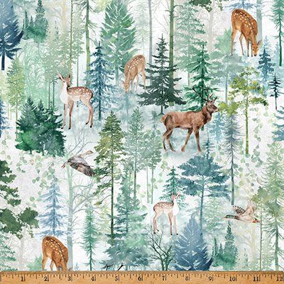 Tree Line Animals in Forest by Hoffman