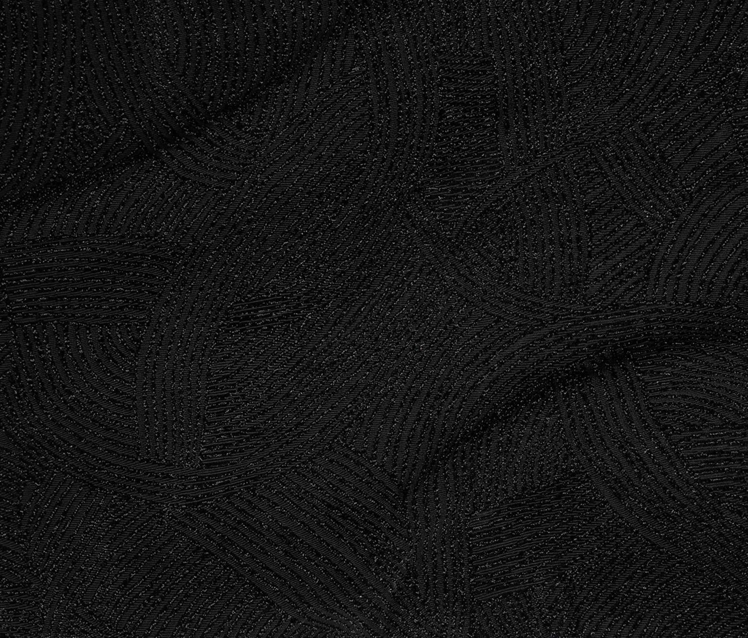 Metallic Wave Knit, Colour: Black/Black - 02