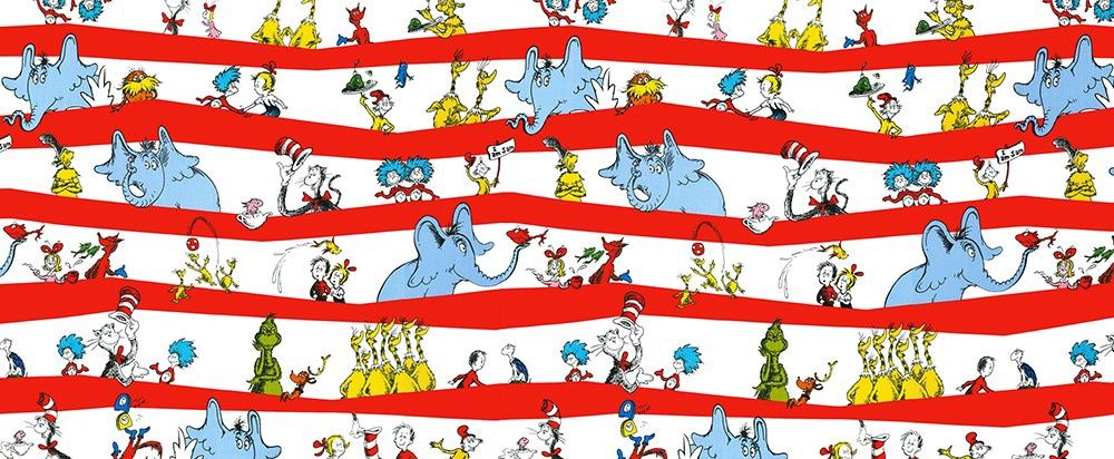 ADE-10788-203 CELEBRATION by Dr. Seuss Enterprises from Celebrate Seuss! for Robert Kaufman Fabrics