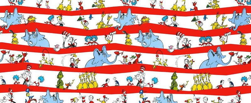 ADE-10788-203 CELEBRATION by Dr. Seuss Enterprises from Celebrate Seuss! for Robert Kaufman Fabrics