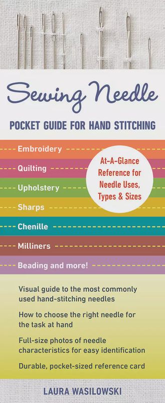 Sewing Needle Pocket Book for Hand Stitching by Laura Wasilowski