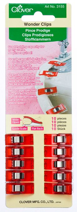 Clover Wonder Clips - 10 pcs