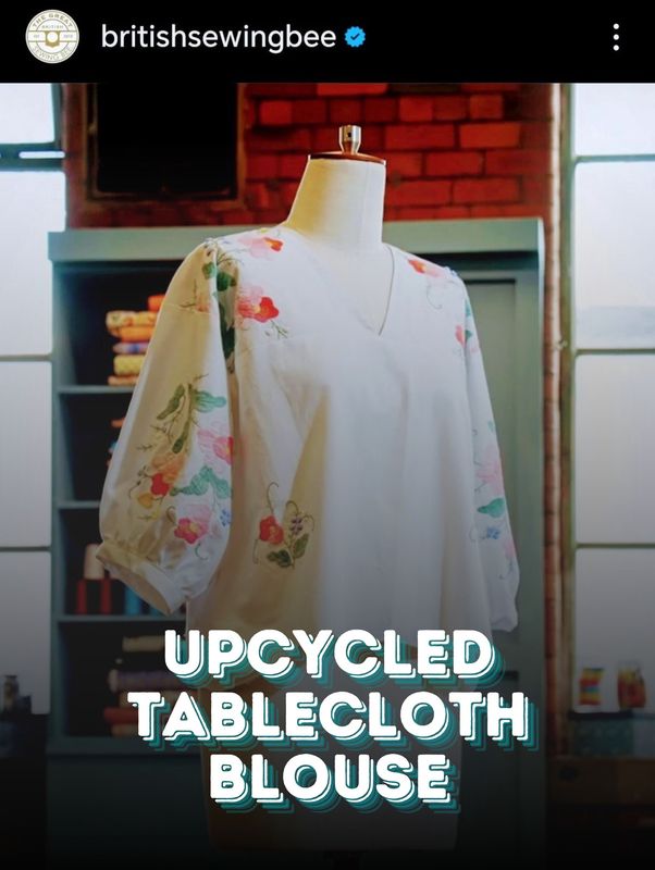 Tablecloth Blouse Workshop - Sewing Bee Inspired