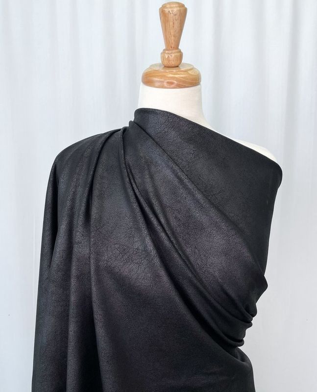 Dixie Ponte de Roma Knit with Matte Foil