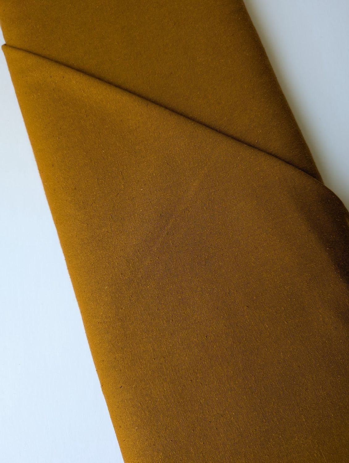 Casey Unbrushed Silk Noil (aka Raw Silk), Colour: Saffron (get it while you can!)