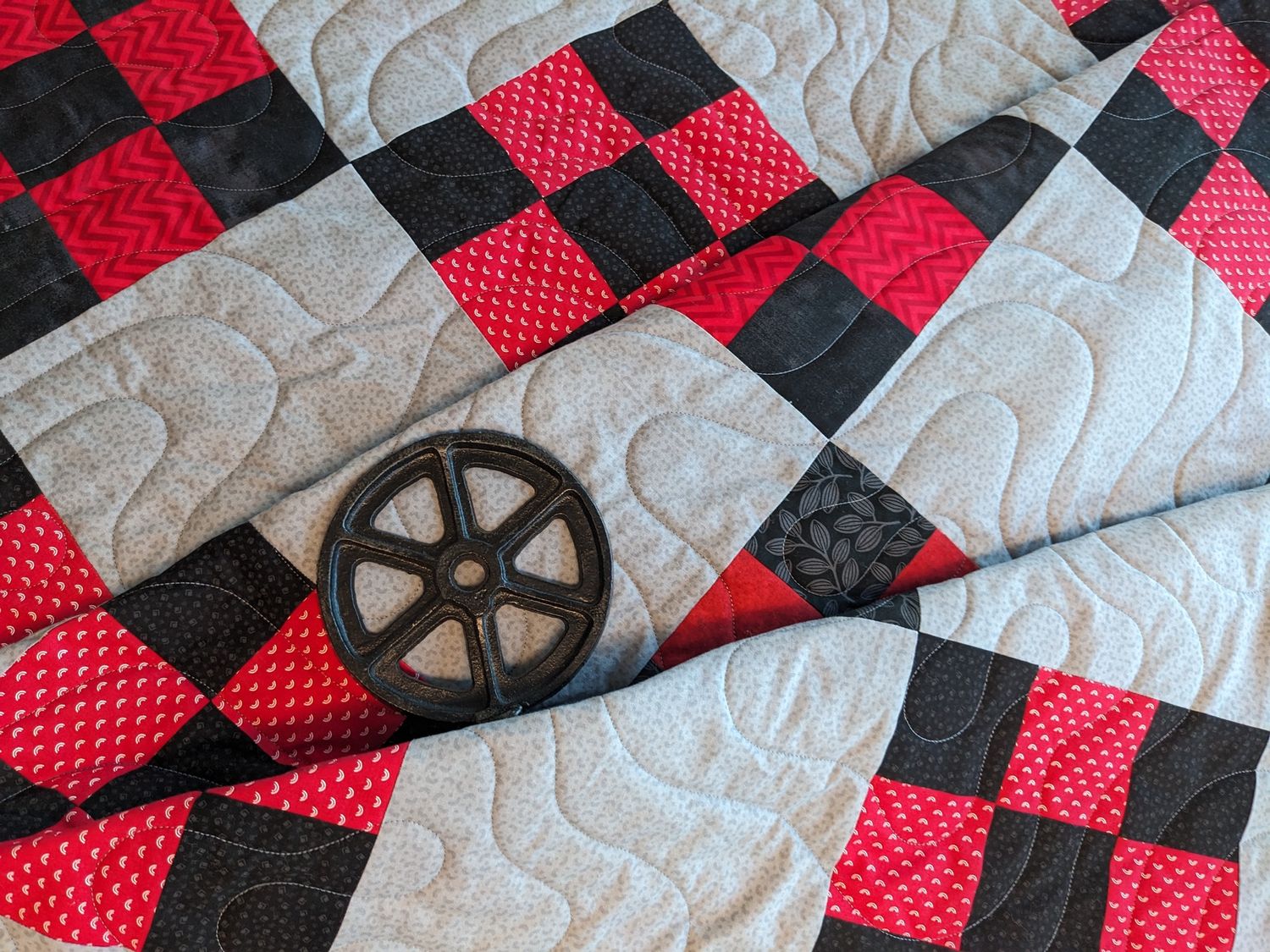 Nine Patch Yellowstone Inspired Quilt Kit