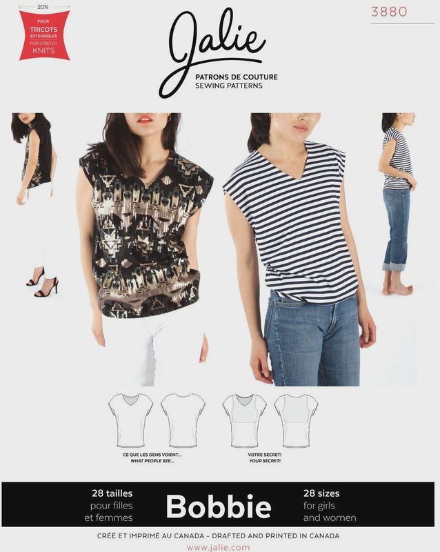 Jalie 3880 - Bobbie V-Neck Top - Paper Pattern