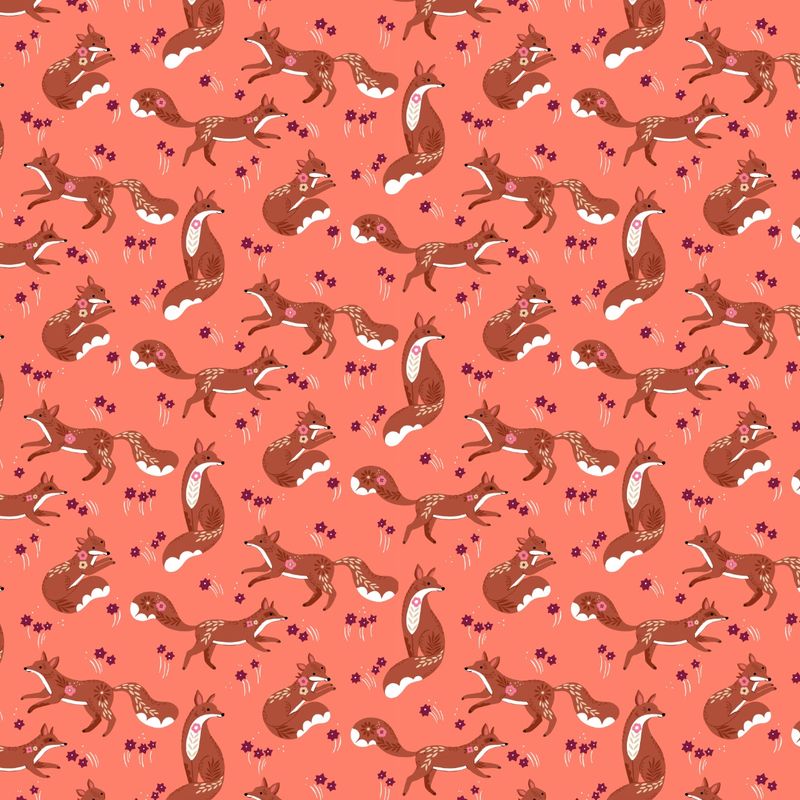 WFLK2541 - Adorable Foxes Wild Folk by Bethan Janine for Dashwood Studios