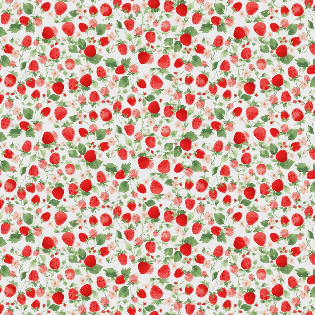 Y4357-1 Berry Sweet Strawberries by Heather Lee Chan
