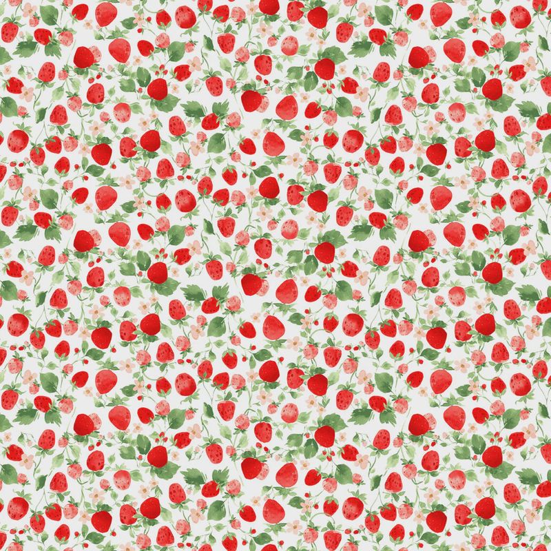 Y4357-1 Berry Sweet Strawberries by Heather Lee Chan