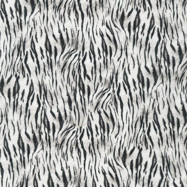 Animal Kingdom Minis Zebra Print in Snow by Robert Kaufman Fabrics Bolt End