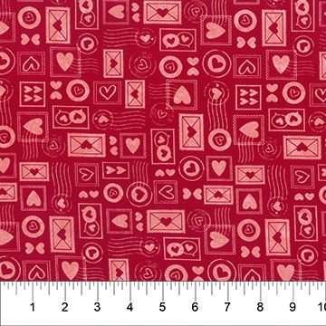 Love Notes 83322-25 - Red love letters