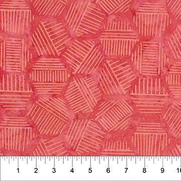 Hexies 81700-32 - Grapefruit Hexagons designed by Banyan Batiks for Northcott Fabrics