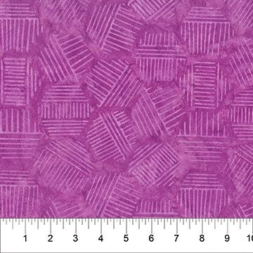 Hexies 81700-84 - Violet Hexagons designed by Banyan Batiks for Northcott Fabrics