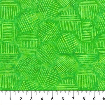Hexies 81700-73 - Spring Green Hexagons designed by Banyan Batiks for Northcott Fabrics