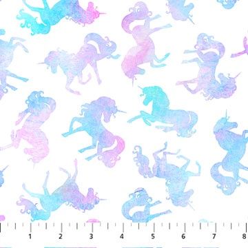 Sparkle Magic 27639-10 - Galaxy Unicorns in White