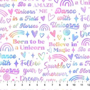 Spark Magic 27640-10 - Galaxy Word on White