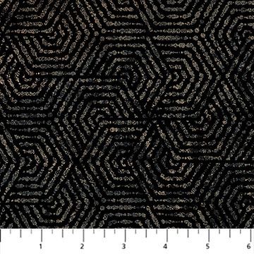 Retro Vibes Stonehenge 27743-99 - Black Hexagons