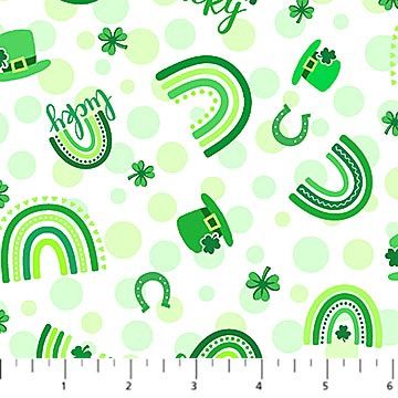 Lucky Irish Blessings in Green 10521-10