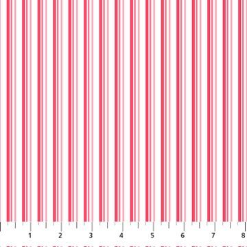 Sweet Love 10516-10 - Red and White Strips