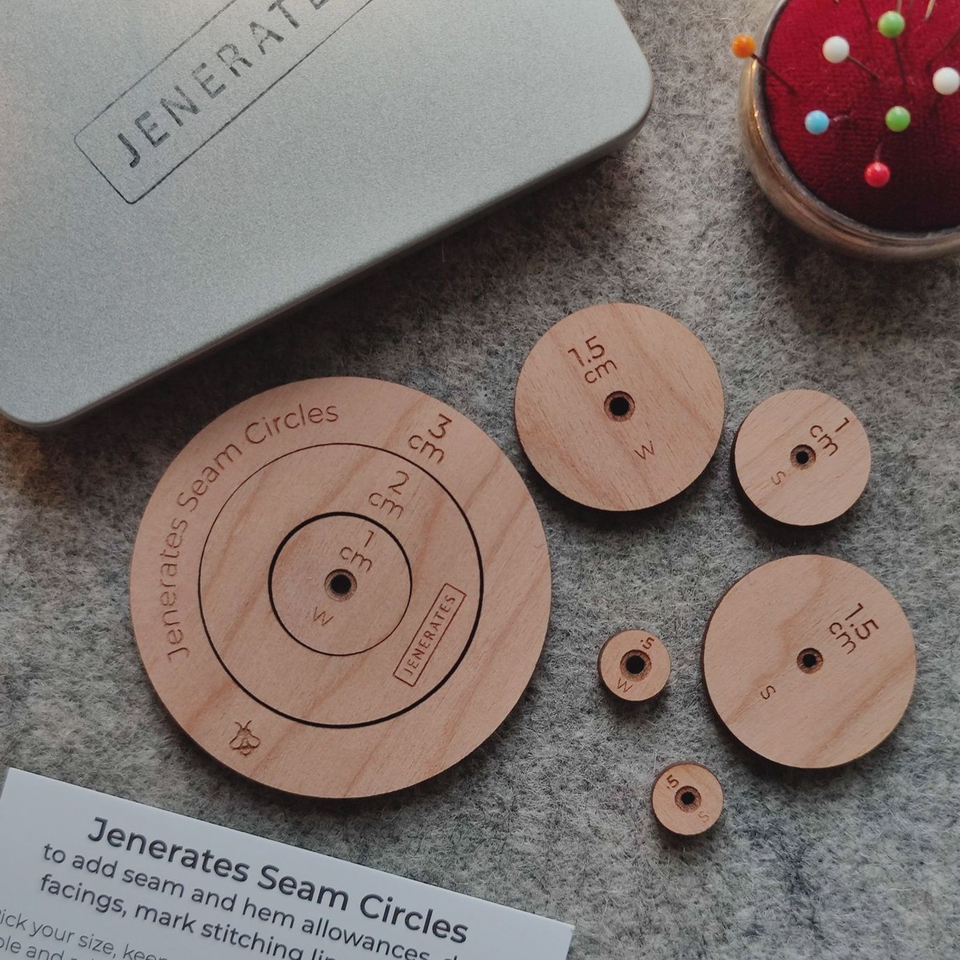 Jenerates Seam Circles, Style: Metric