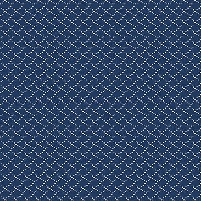 Keepsakes In Blue 14658-55 - Criss Cross Dots - Navy Blue