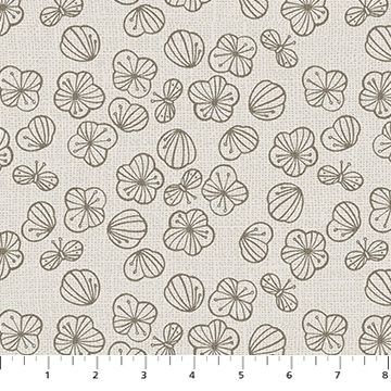 Folktale 90975-14 - Blossoms - Taupe
