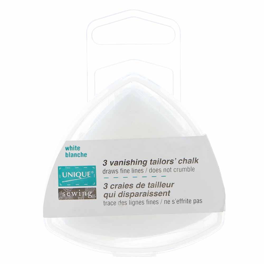 Unique Sewing Vanishing Tailor&#39;s Chalk - White - 3 Pcs