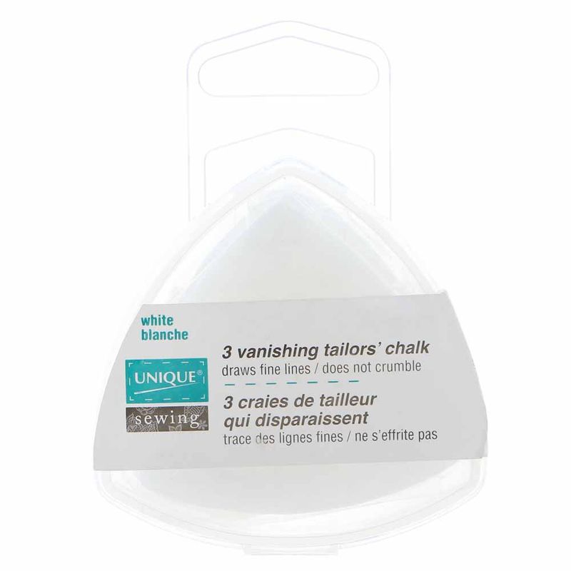 Unique Sewing Vanishing Tailor&#39;s Chalk - White - 3 Pcs