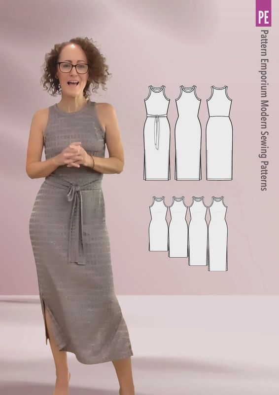 Pattern Emporium - Long Weekend/ Wide Binding Tank Dress Sewing Pattern