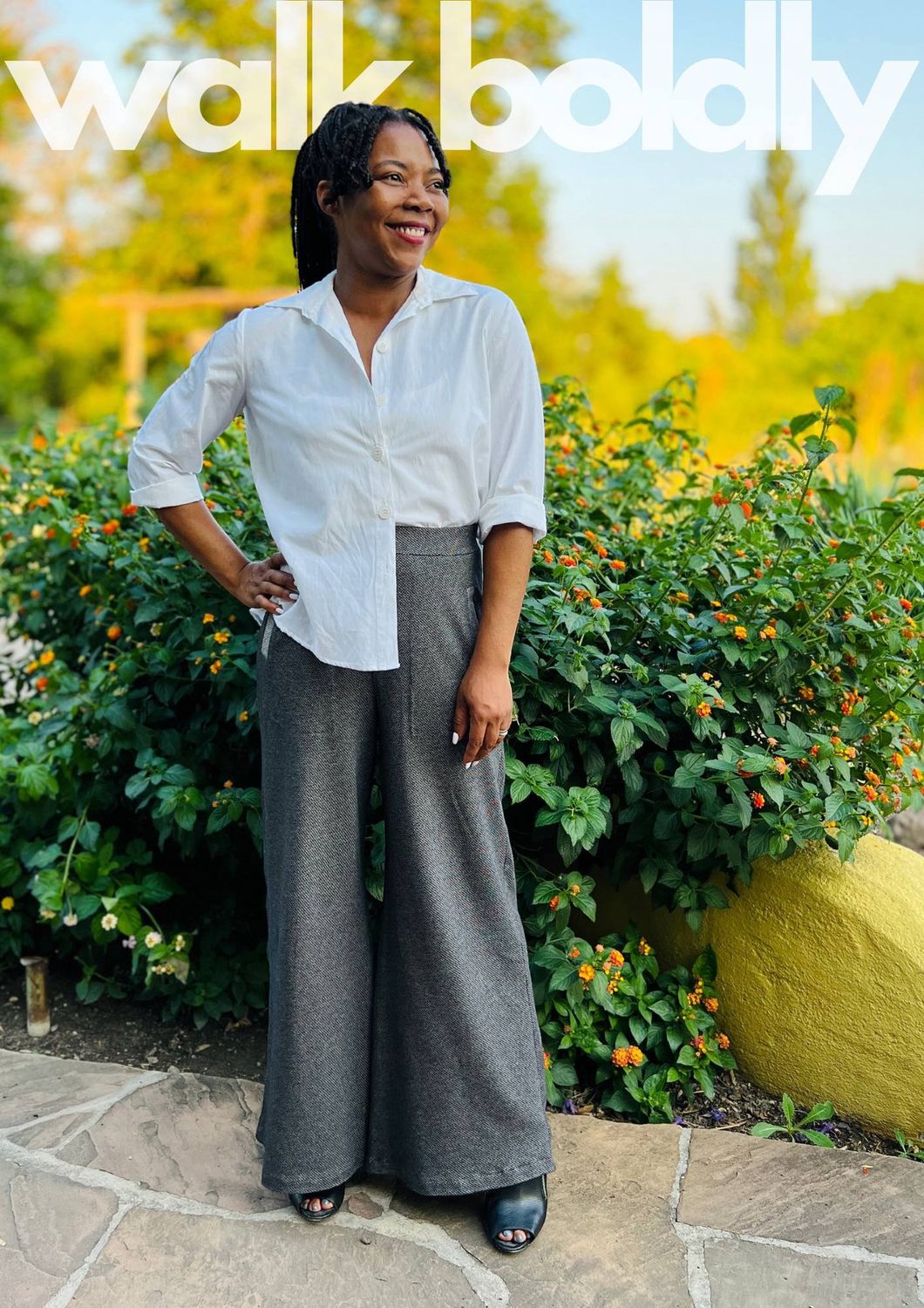Pattern Emporium - Walk Boldly/ Wide Leg Pants Sewing Pattern - Digital Pattern