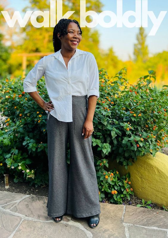 Pattern Emporium - Walk Boldly/ Wide Leg Pants Sewing Pattern - Digital Pattern