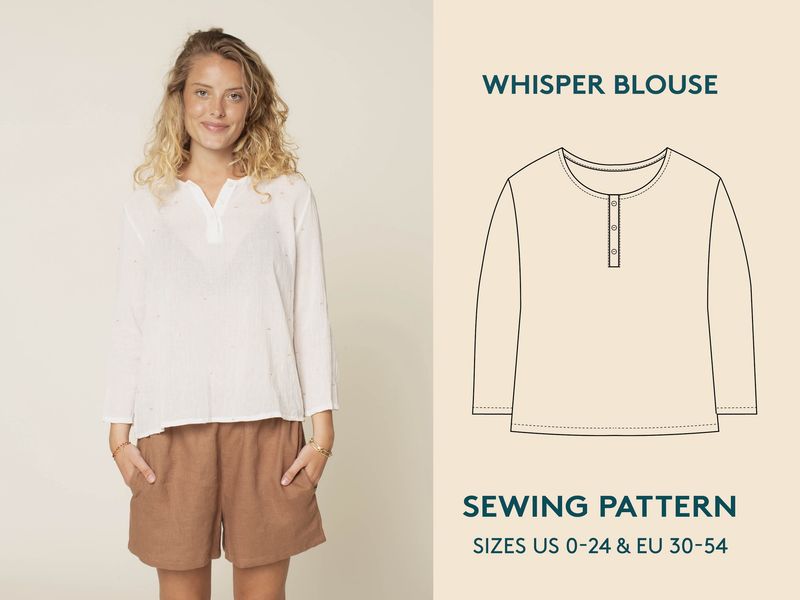 Wardrobe by Me - Whisper Blouse - Paper Pattern